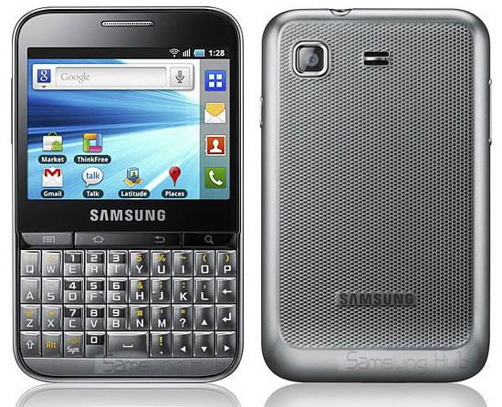 Samsung oznámil smartphone Galaxy Pro s QWERTY klávesnicí