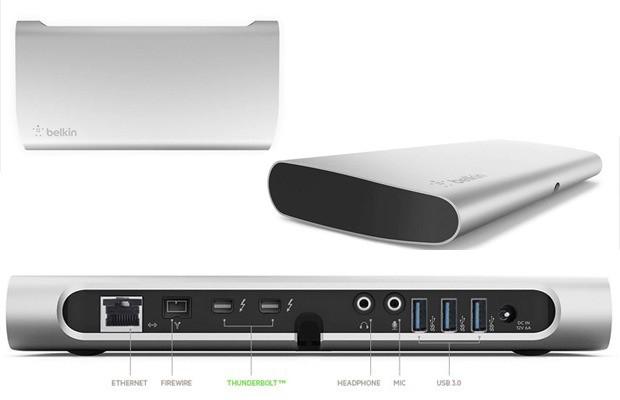 Belkin oznámil dostupnost dokovoací stanice Thunderbolt Express Dock