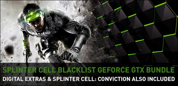 NVidia přibaluje hry od Ubisoftu. Splinter Cell: Blacklist, Assassins Creed IV Black Flag nebo Watch Dogs