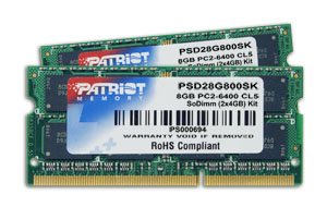 8GB RAM standardem