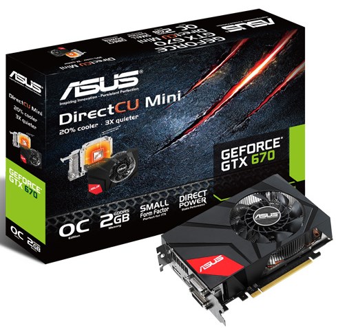 ASUS konečně přichází s GeForce GTX 670 DirectCU Mini 