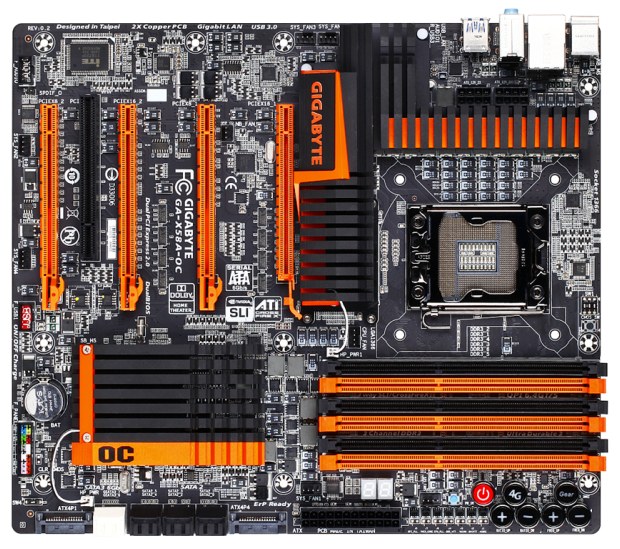 Gigabyte X58A-OC sen přetaktovačů