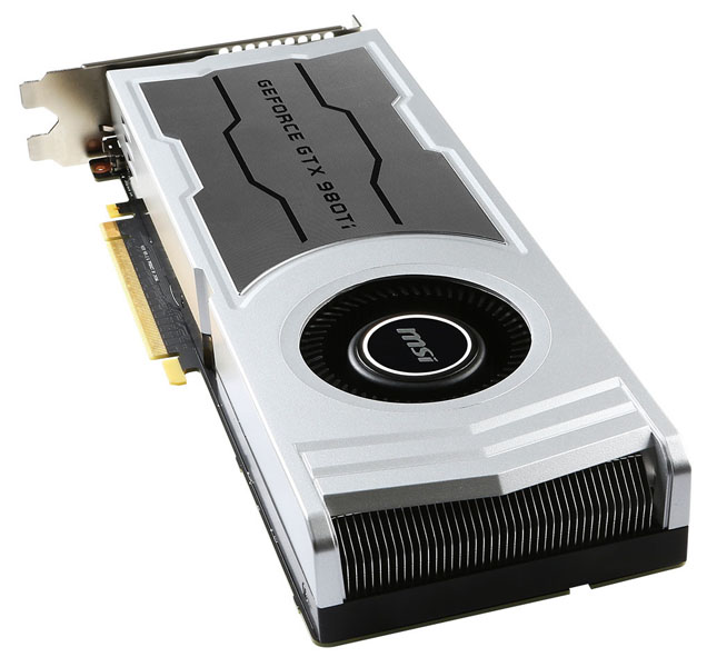 MSI uvádí na trh grafickou kartu GeForce GTX 980 Ti V1 s bílošedým chladičem