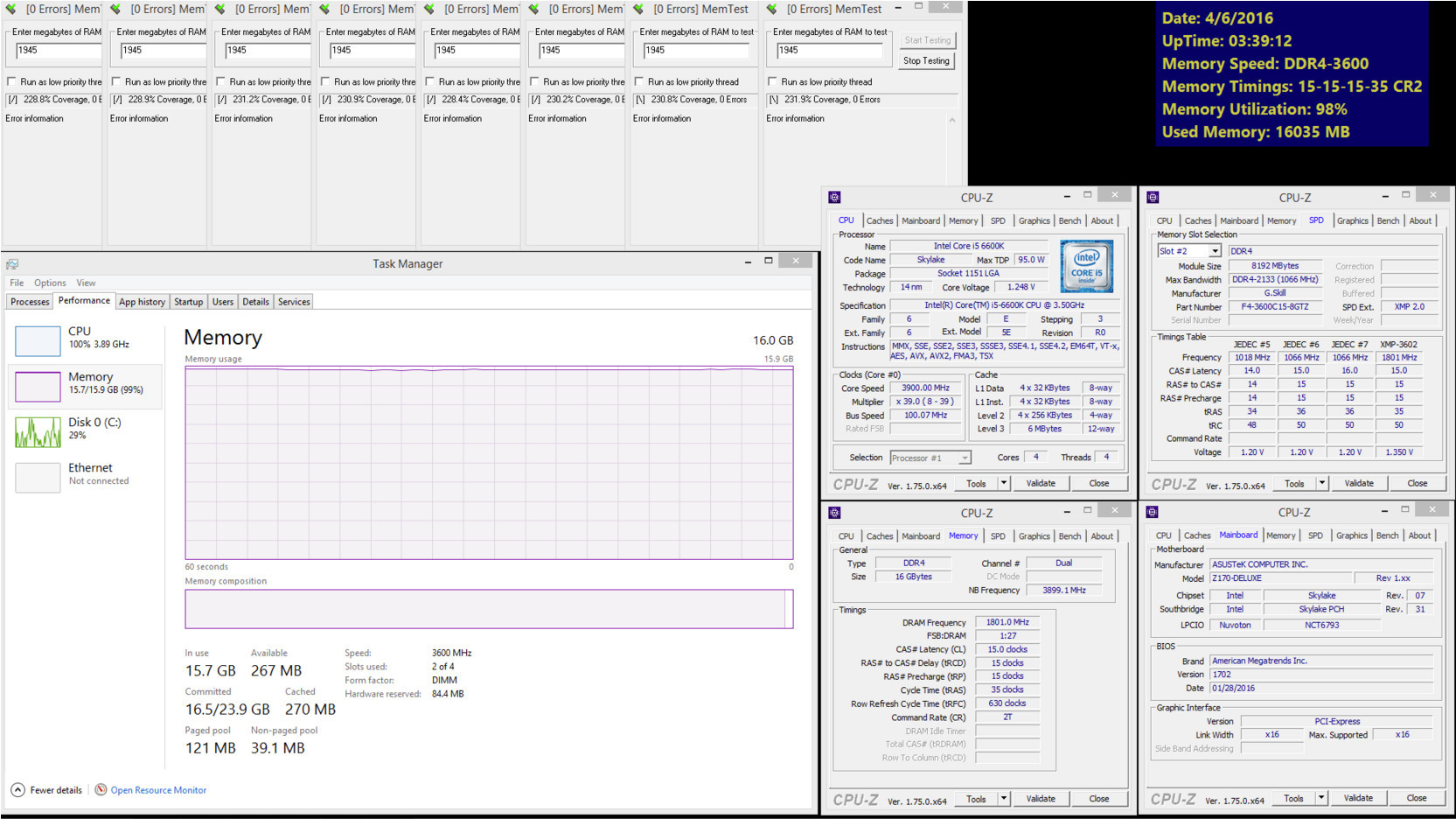 Na trh se řítí nové DDR4 paměti od G.Skill s taktem 3600 MHz a časováním CL15