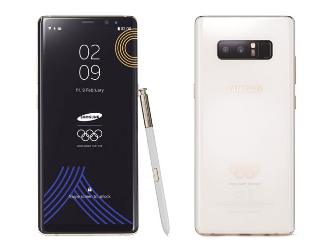 Takto vypadá Olympijská edice Samsungu Galaxy Note8