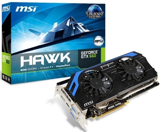 MSI GeForce GTX 660 HAWK: z výroby přetaktovaná karta s duálním chladičem