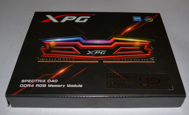 Test pamětí DDR4 Adata Spectrix: 32 GB s RGB LED pro Aura