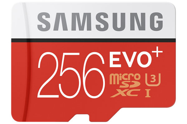 Samsung představil U3 microSD kartu Evo Plus s kapacitou 256 GB