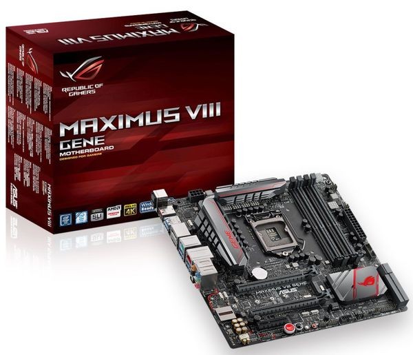 Asus Maximus VIII Gene – Luxusní mATX deska pro Skylake