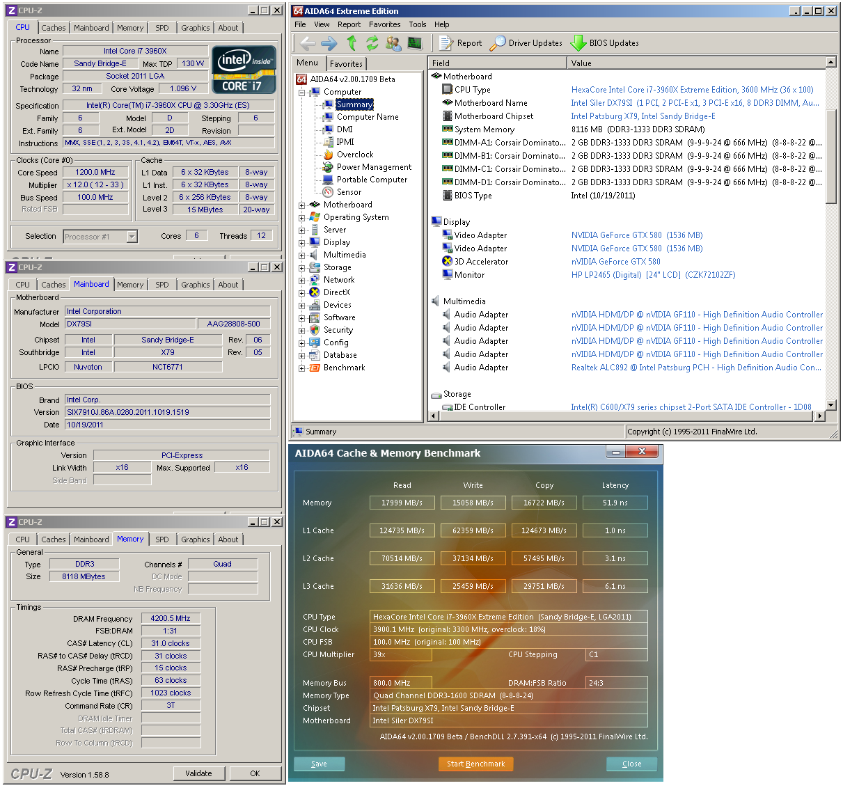 Duel X79 Express desek – Asus P9X79 Dlx a Intel DX79SI