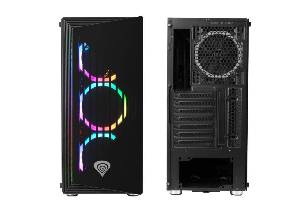 Genesis Irid 400 RGB: PC skříň s podsvícením a líbivým vzhledem