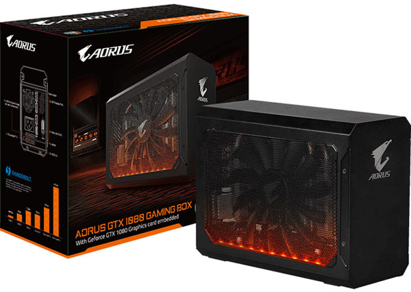 Gigabyte rozšiřuje řadu Aorus o externí grafické řešení GTX 1080 Gaming Box