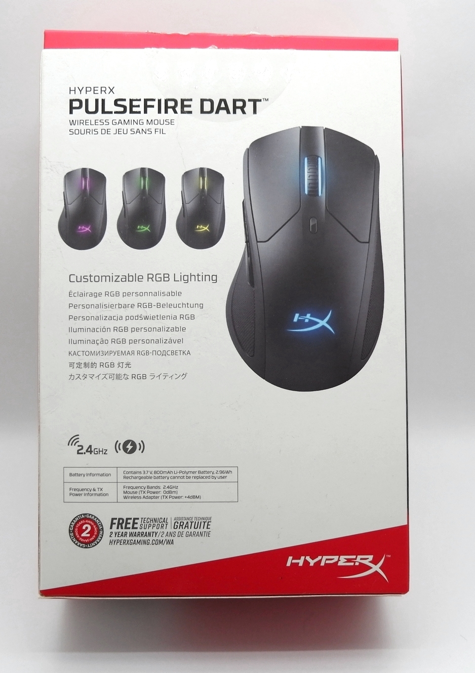 Kingston Hyperx Pulsefire Dart Bez Dratu I Pri Nabijeni Pctuning