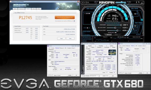 GeForce GTX 680 s taktem 1442 MHz na vzduchu