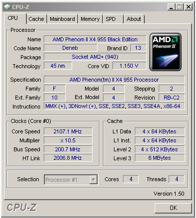 AMD Phenom II X4 955 BE - Král AMD procesorů