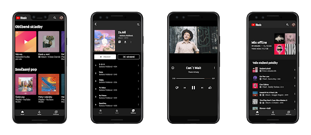 YouTube Music a YouTube Premium konečně v Česku. Nabízí spoustu muziky