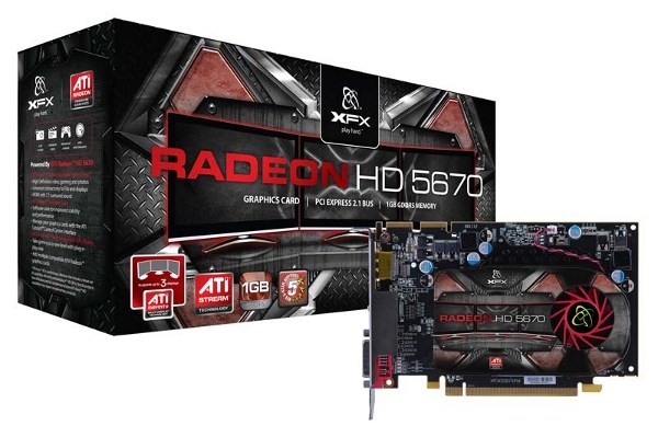 XFX uvádí ATI Radeon HD 5670 