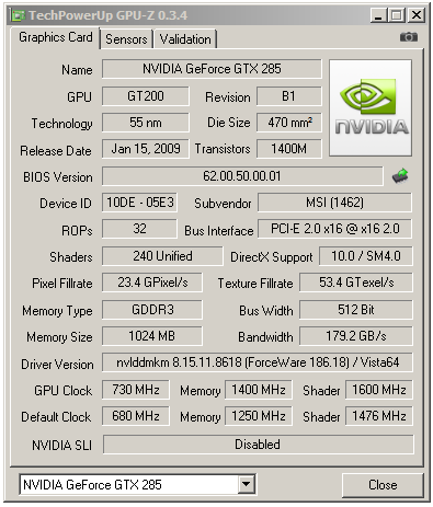 MSI N285GTX SuperPipe OC - Superchlazení v akci