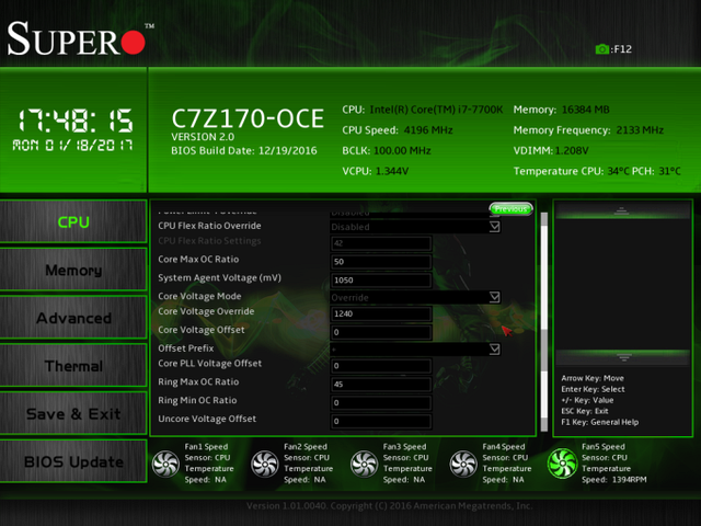 Poradí si Supermicro C7Z170-OCE s novým Kaby Lake i7 7700K?