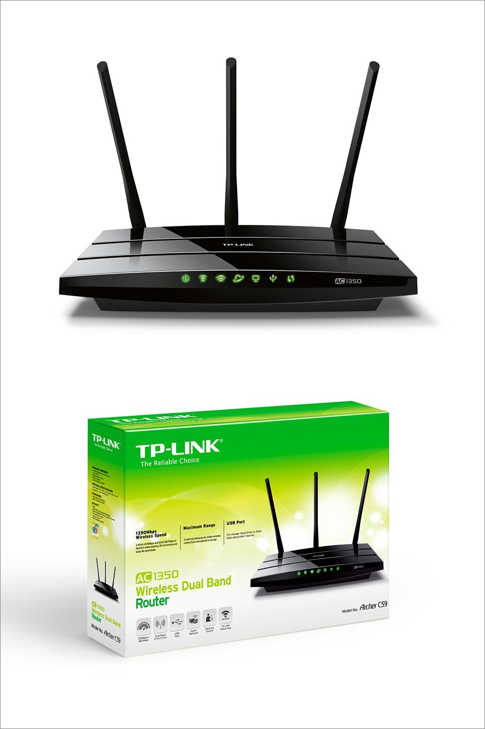 Prodávat se začal dvoupásmový gigabitový router TP Link Archer C59 