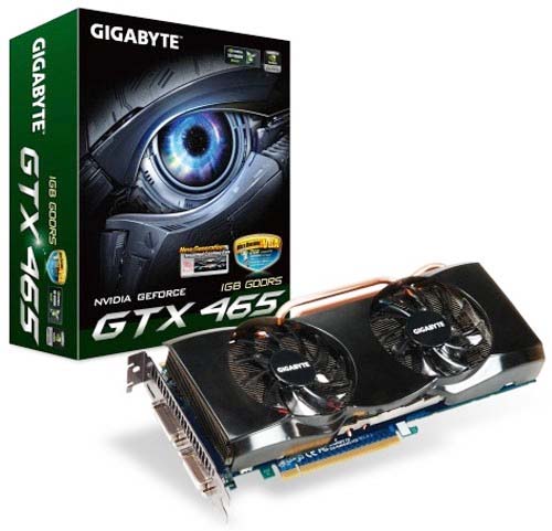 GeForce GTX 465 od Gigabyte nese výkonný nereferenční chladič