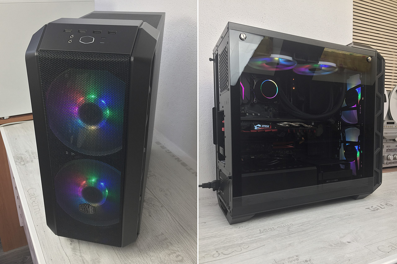 Cooler Master MasterCase H500 ARGB – nejnižší HAF