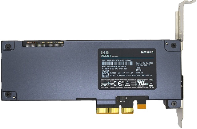 Samsung 983 ZET 480 GB: Extrémně rychlé SSD za tisíc eur