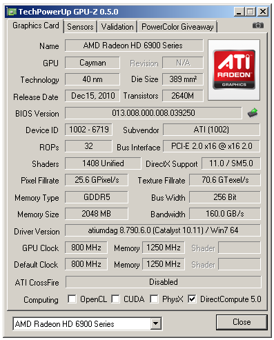 Grafické karty AMD Radeon HD 6950 a HD 6970 v testu