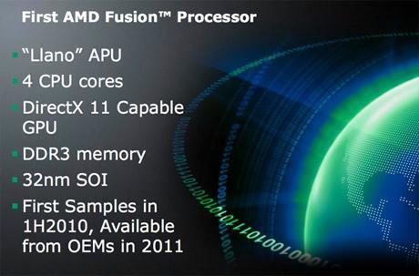 AMD Llano - CPU s integrovaným grafickým jádrem