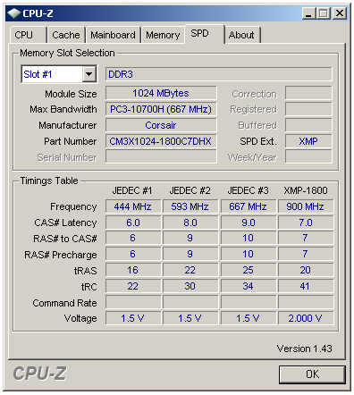 Corsair Dominator TwinX3 1800C7 -  DDR3 na 1800MHz!