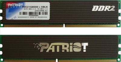 2xPatriot DDR2 dual-channel kit