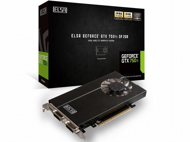 ELSA chystá vydání jednoslotové továrně přetaktované grafické karty GeForce GTX 750 Ti