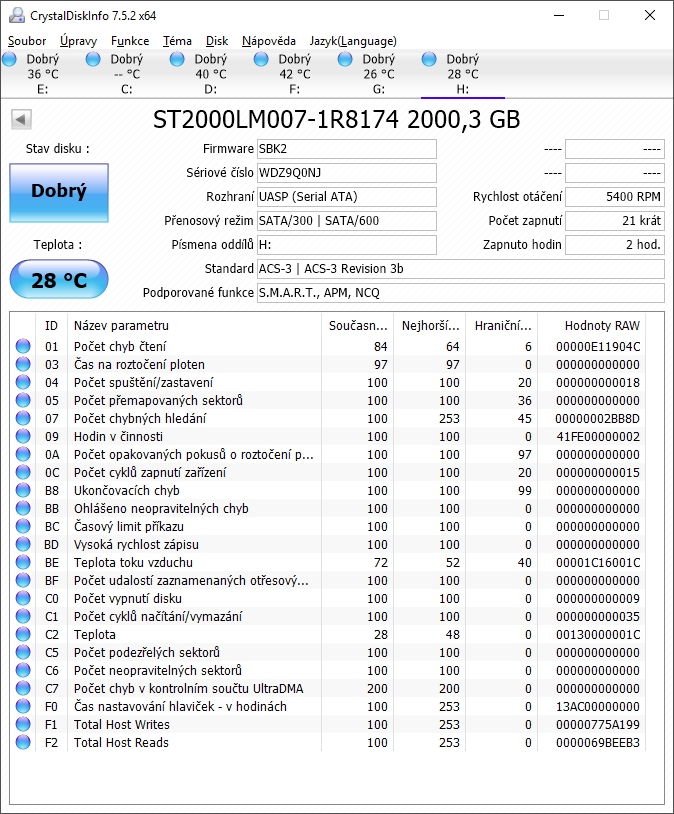 Test deseti 2TB USB disků na stůl, do kapsy a na cesty 