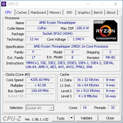 AMD Threadripper 2950X (šestnáct jader) v testu