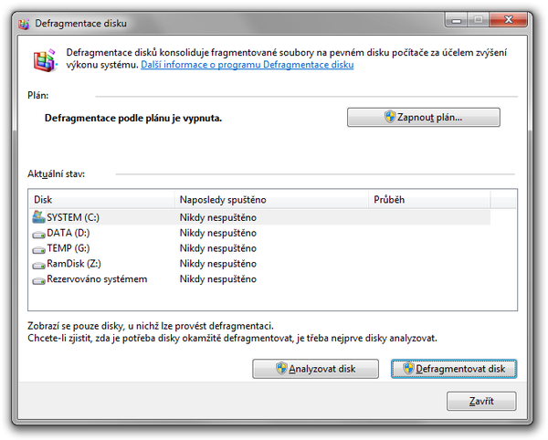 Optimalizace Windows 7 pro SSD - co funguje a co ne