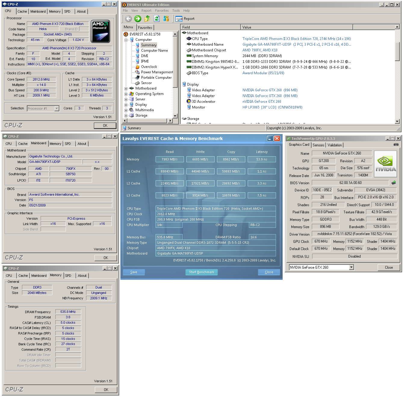 Test nováčků: Athlon II X2 250 a Phenom II X2 550 BE