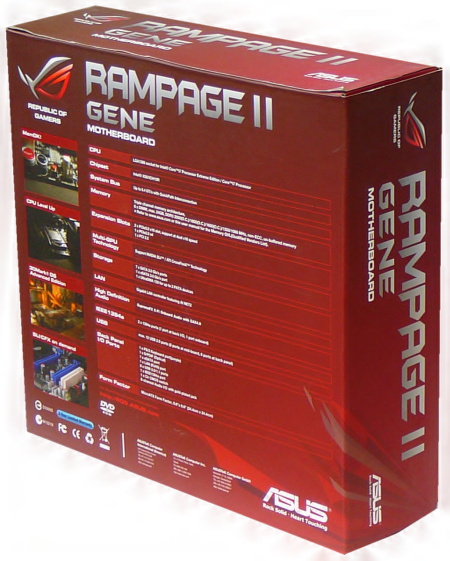 Asus Rampage II Gene - Ještě menší a extrémnější