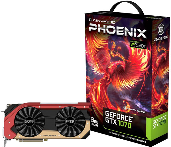 Grafická karta nVidia GeForce GTX 1070 – Gainward GeForce GTX 1070 Phoenix 8GB