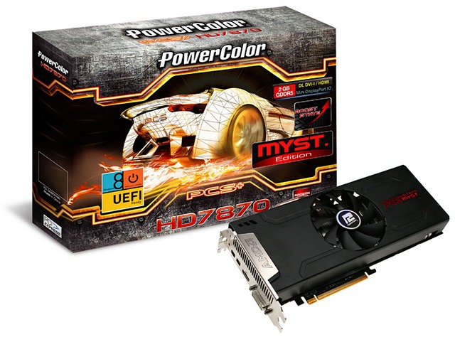 PowerColor ohlašuje Radeon HD7870 Myst. Edition s PCS+ chlazením