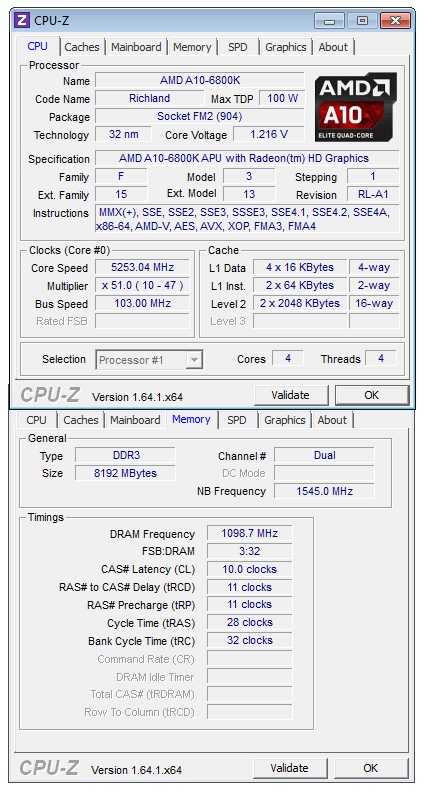 AMD APU Richland – naboostované Trinity na hraní