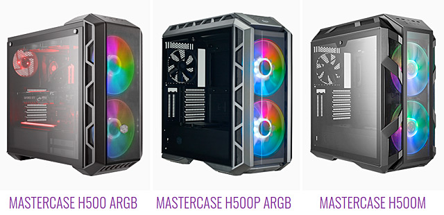 Cooler Master MasterCase H500 ARGB – nejnižší HAF