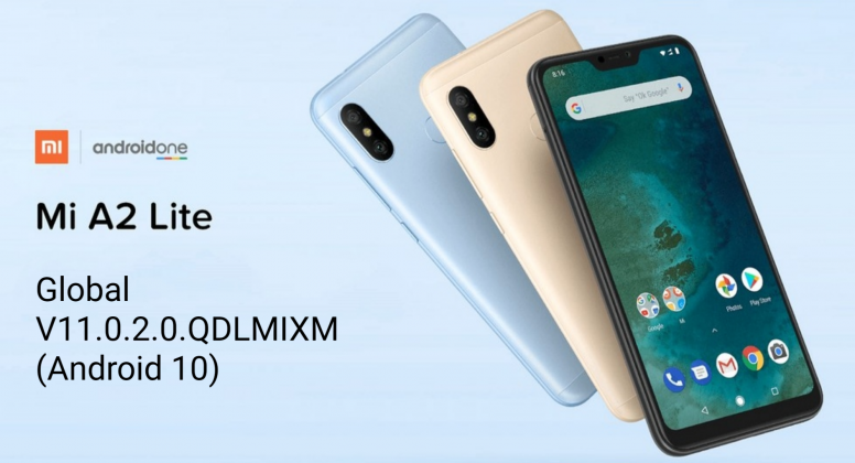 Rok a půl staré Xiaomi Mi A2 Lite dostává Android 10