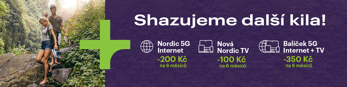 Nordic Telecom zlevňuje pevný internet i Nordic TV