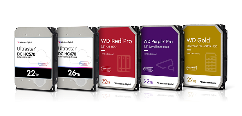 Western Digital představuje 26 TB harddisk a nová rychlá SSD ze série WD_Black