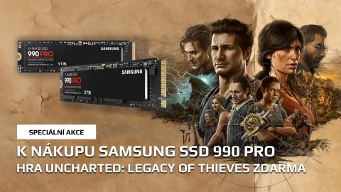 Získejte Uncharted: Legacy of Thieves Collection s disky Samsung 990 PRO