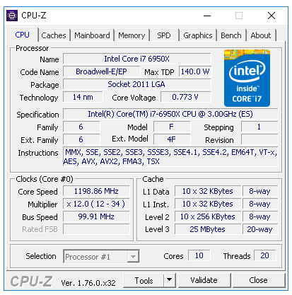 Intel Core i7-6950X: 10jádrové monstrum pro highendové PC