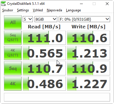 Velký srovnávací test 1TB externích disků pro USB 3.0