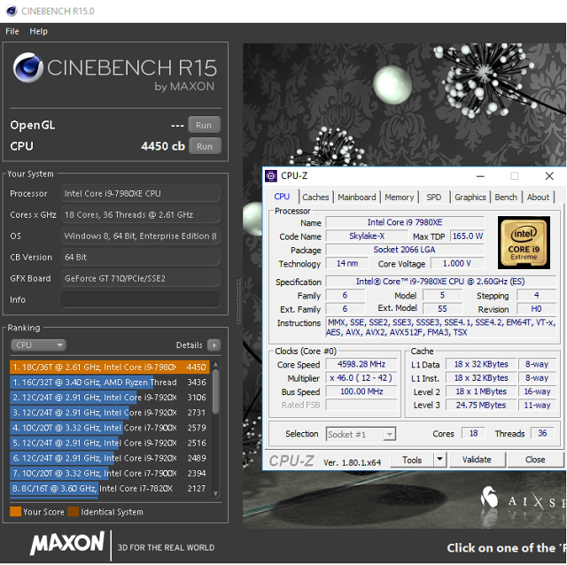 Intel Core i9-7980XE: Osmnáct jader Skylake-X v testu