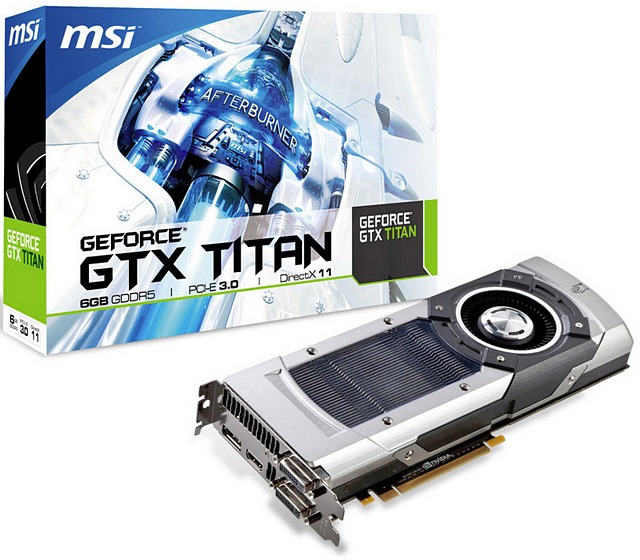 GeForce GTX Titan se představuje: přehled modelů