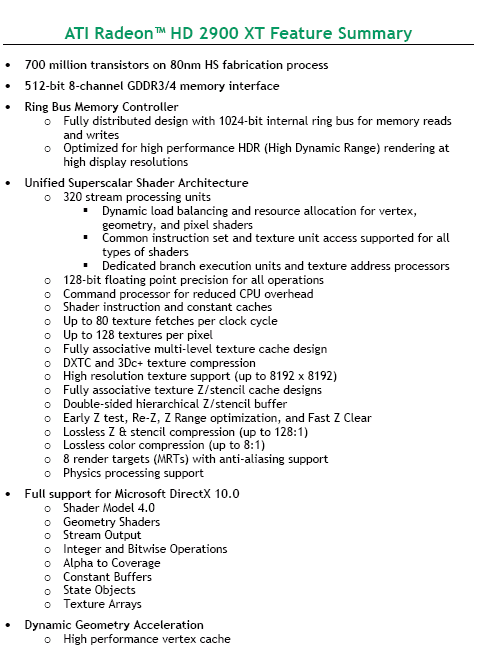 Radeon HD 2900XT - DirectX 10 v podání AMD / ATi